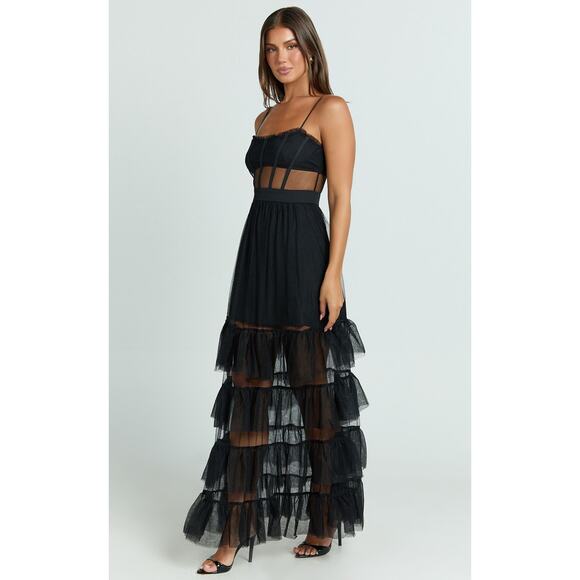Showpo Black Maxi Dress - Picture 2 of 11